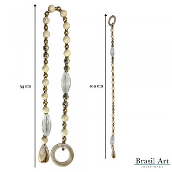Colar Decorativo P Off White