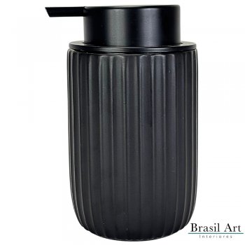 Porta Sabonete Líquido Preto
