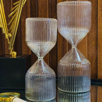 Ampulheta 60 Minutos Preta G