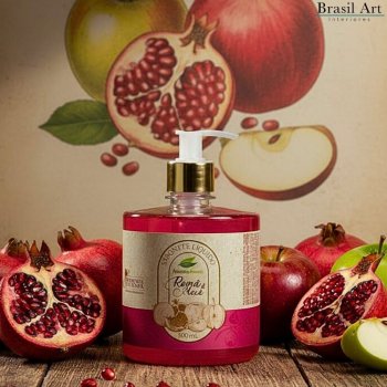 Sabonete Líquido Romã & Maçã - 500ml - Fragrância Intensa