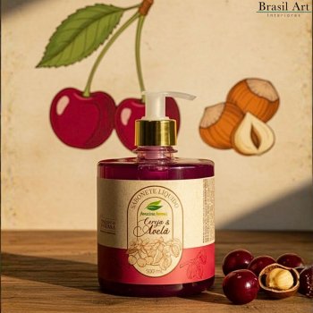 Sabonete Líquido Cereja & Avelã - 500ml - Fragrância Intensa