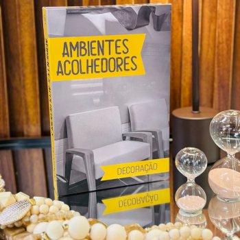 Livro Caixa Decorativo Ambientes Acolhedores P – Organização e Decoração Moderna