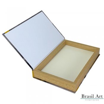 Livro Caixa Decorativo Ambientes Acolhedores P – Organização e Decoração Moderna