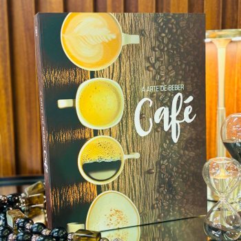Livro Caixa Decorativo A Arte de Beber Café G – Organização Criativa e Decoração Temática Gourmet