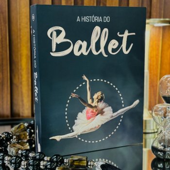 Livro Caixa Decorativo Ballet G – Peça Funcional e Charmosa para Escritórios e Quartos
